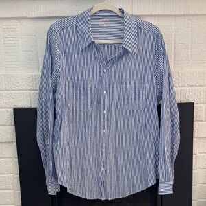 Lilly Pulitzer Striped Cotton Sea View shirt XL